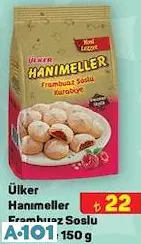 ÜLKER HANIMELLER FRAMBUAZ SOSLU KURABİYE 150 G